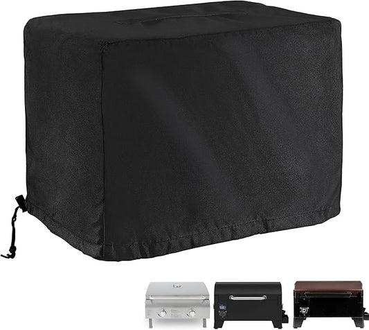 Pellet Grill Cover for Pit BOSS 10697 & PB150PPG Table Top Wood Grill, Pellet Smoker Cover for Pit Boss Portable 150/pb200p Pellet Grill, Protective& Waterproof Cover for Pit Boss 75275
