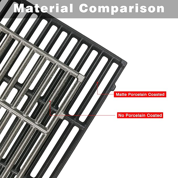 Grill Grates for Charbroil Performance 463342119 463347017 463335517 463376017, Grill Grates Replacement for Char-Broil 463347418 463347519 463342118 463347518, G470-0003-W1 G470-0002-W1, 18" x 25"