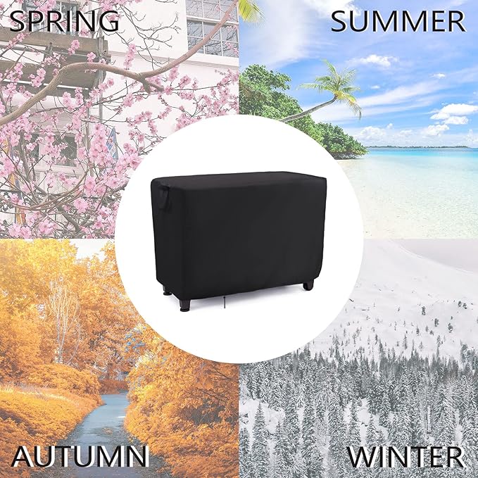 55 Inch Outdoor Furniture Cover for Keter Unity XL Portable Table, Waterproof Patio Rectangle Table Covers,Outdoor Pizza Oven Grill Cover