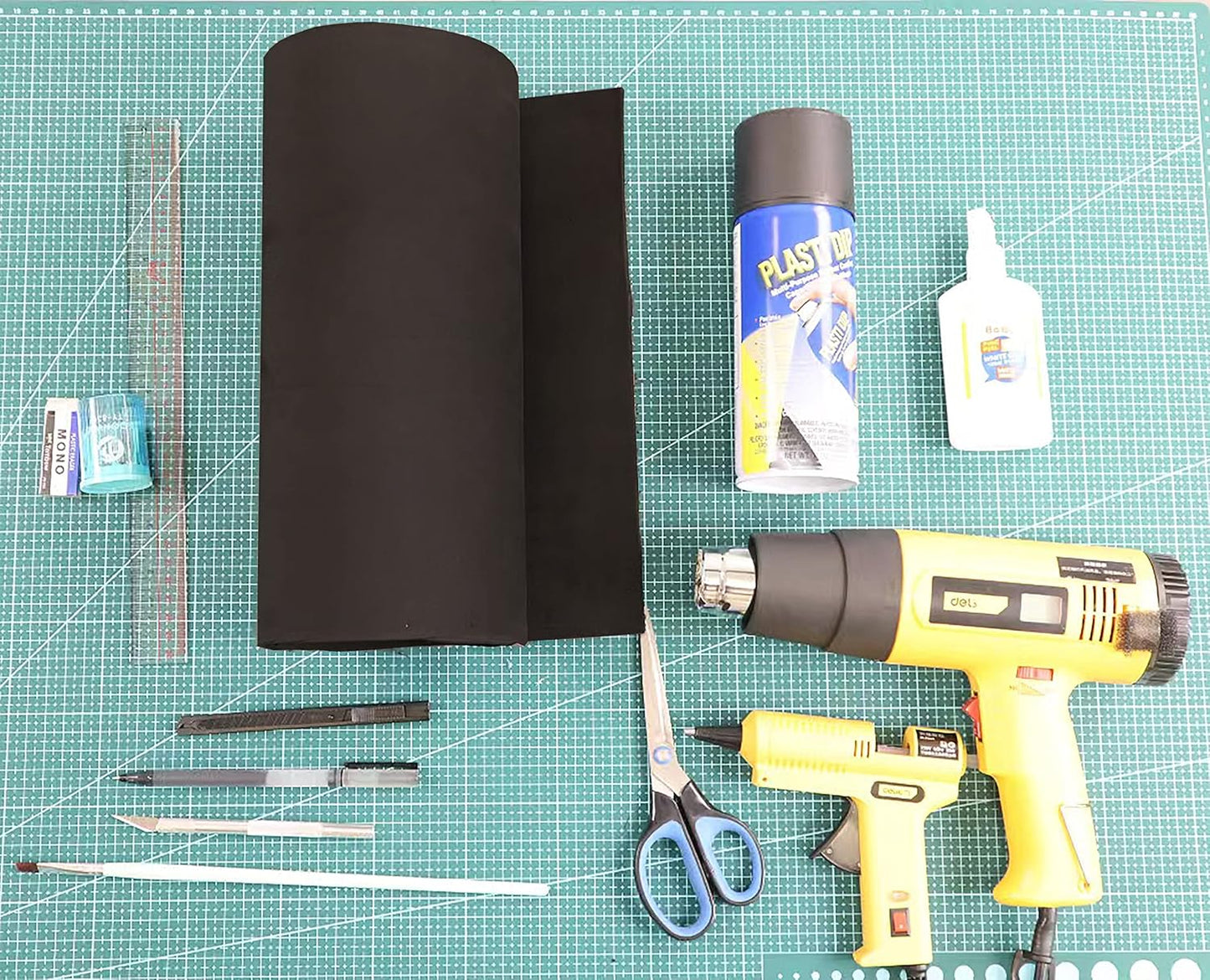 OISAKLD EVA Foam 2mm-10mm 13.7"×39" Craft Foam Sheet 74 kg/m³ Cosplay Foam for Craft Model Cosplay 3mm