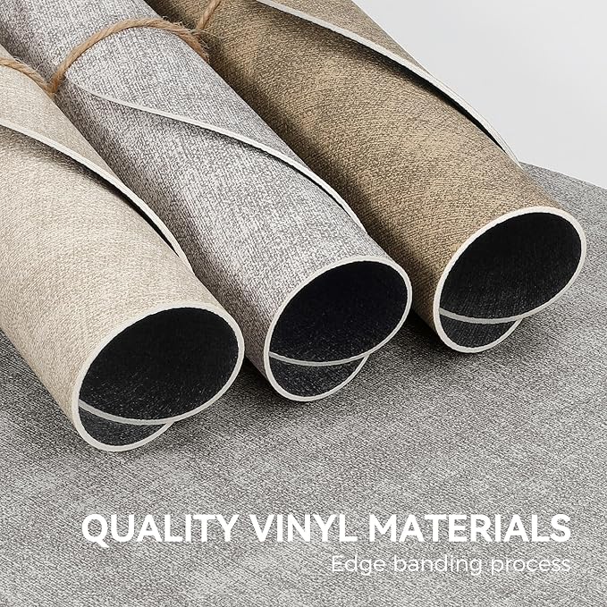 13" Round Placemats Set of 6, NCUE Dual-Sided Faux Leather Heat Resistant Table Mats, Waterproof Oilproof Washable Protective Table Placemats with Coaster, Wipeable Vinyl for Indoor & Outdoor Use