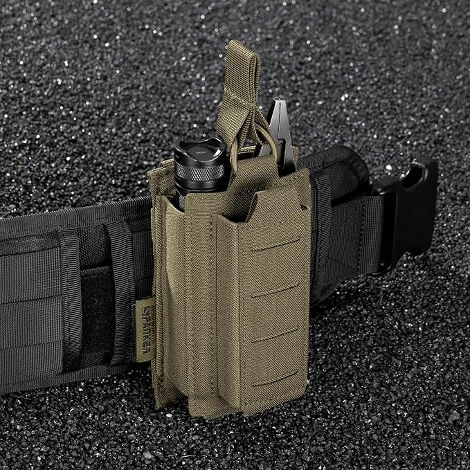 EXCELLENT ELITE SPANKER Tactical Open-Top Single/Double/Triple Molle Mag Pouch for Pistol Mag Pouch Tactical Bag Accessories Holder