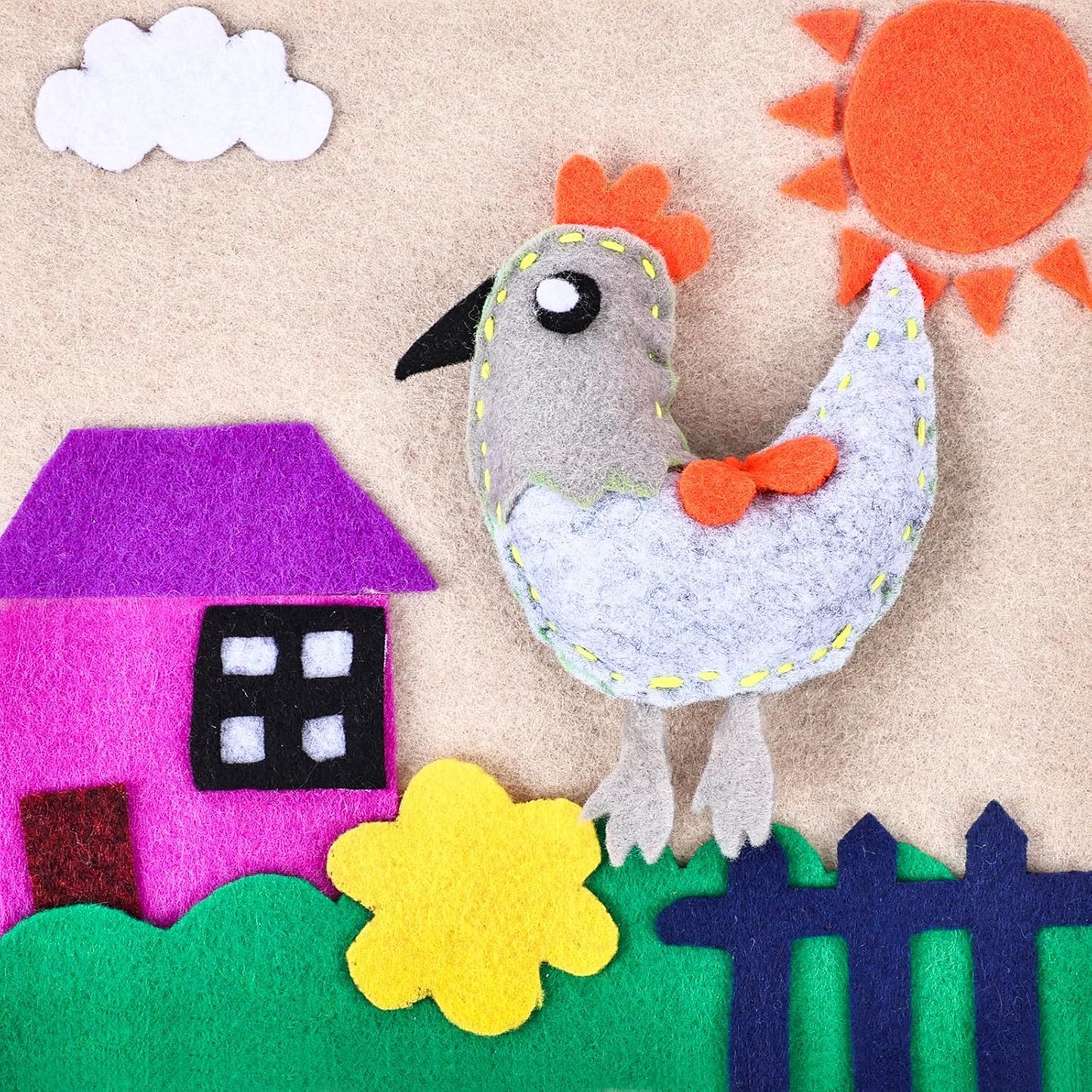 XSEINO 13 Rolls 8"x35" 1.4mm Thick Soft Felt Fabric Sheet 13 Assorted Black White Series Colors Felt Pack Pastel Felt Sheets for DIY Craft Sewing Squares Nonwoven Patchwork