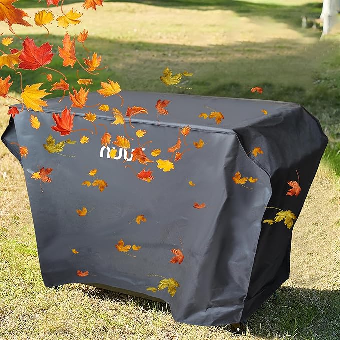 NUUK 20IN x 42IN Waterproof Outdoor Cooking Station Cover for Kitchen Prep Island, Heavy Duty UV Resistant BBQ Grill Table Covers for Pizza Oven Cart