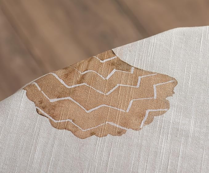 Maison d' Hermine Table Cloth Round Table 100% Cotton 63 Inches Fall Tablecloth Reusable Everyday Use for Thanksgiving Christmas Decorations Dining Farmhouse Party (Colours of Autumn)