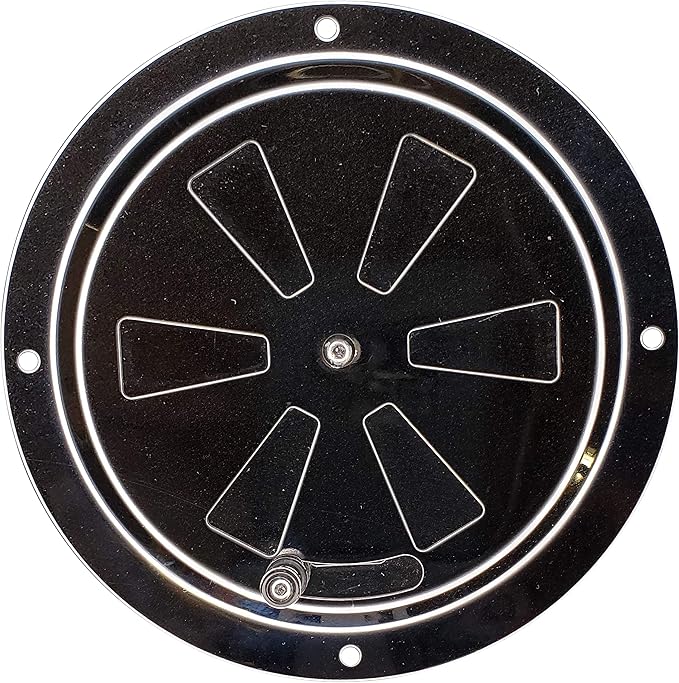 4" BBQ Smoker Air Vent (Stainless Steel) - Pinwheel Grill Damper For Increased Airflow