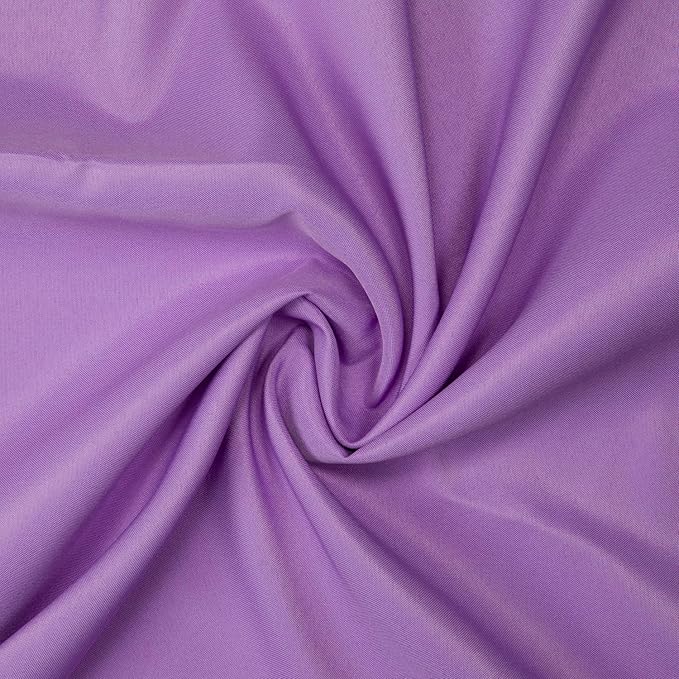 Gee Di Moda Rectangle Tablecloth - 90 x 156 Inch Lavender Table Cloth for 8 Foot Tables with Floor-Length Drop - Heavy Duty Washable Fabric for Holiday Party, Dinner, Weddings & Baby Shower