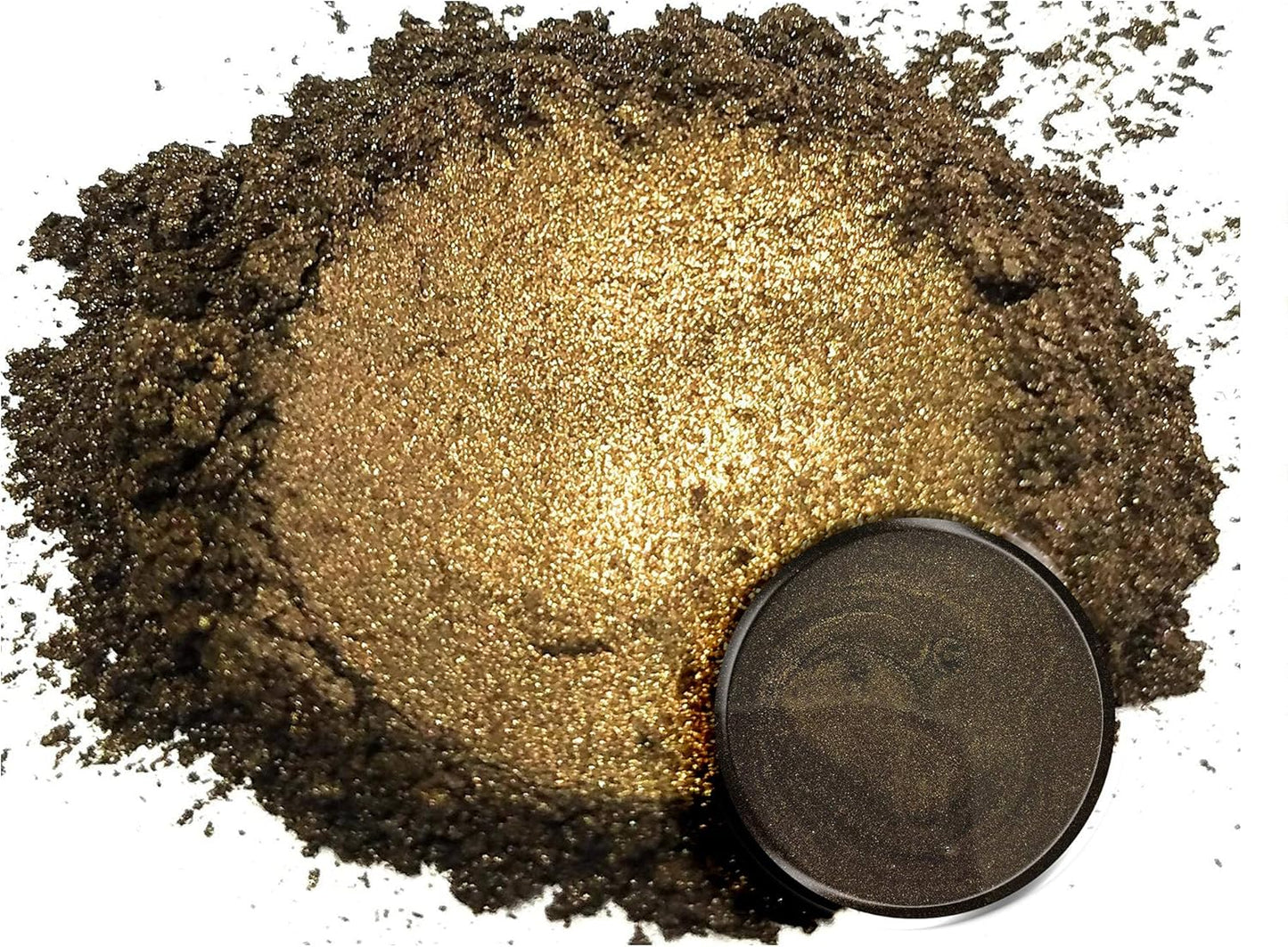 Eye Candy Pigments Premium Brown Mica Powder - Carob Brown (50gr) - for Epoxy, Resin, Soap, Paint, Woodworking, Acrylic Pouring, Bath Bombs, Fishing Lures - DIY Arts and Crafts Additive