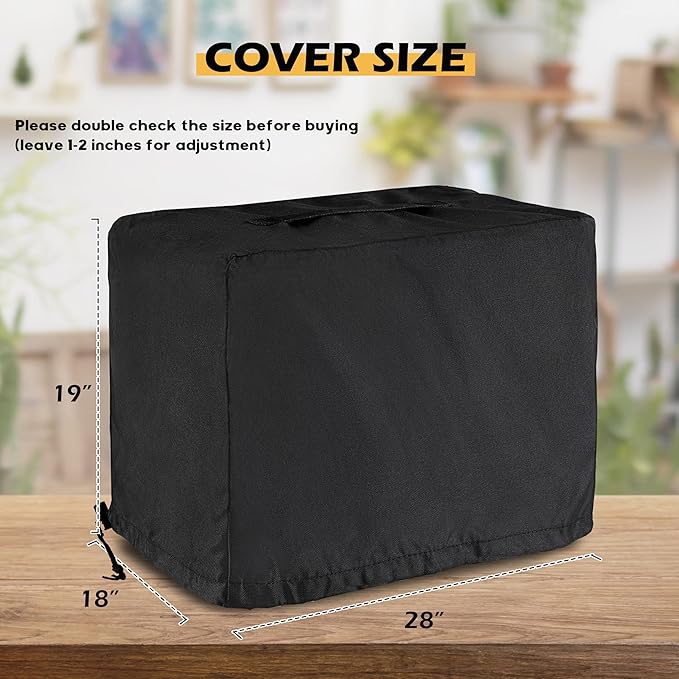Grill Cover for Royal Gourmet CD1519 Portable Charcoal Grill, Tabletop BBQ Cover for Royal Gourmet Small Charcoal Camping Grill