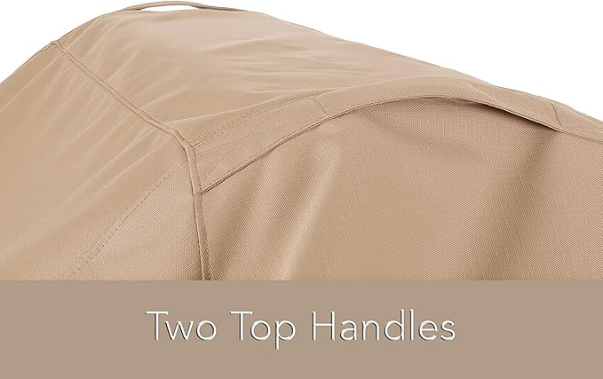 Covermates Grill Cover - Weather Resistant Outdoor Cover, Heavy Duty BBQ Covers for Large Outdoor Kitchen, Ultima 600D Polyester, 70 Inch, Ripstop Tan