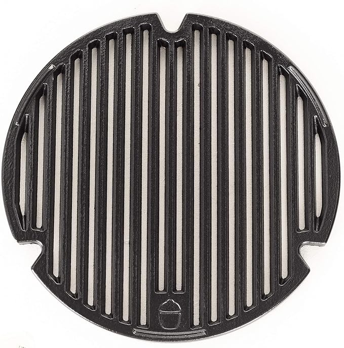 Kamado Joe KJ13RH 13.5 inch Portable Charcoal Grill, Blaze Red - Includes KJ15080420 Grill Cover, Black & Cast Iron Sear Plate (KJ15090620) for Classic Joe and Joe Jr Grills