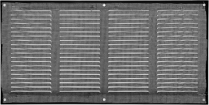 Vent Systems 16" x 8" Inch (Overall Dimensions) Pack of 2 - Anthracite - Air Vent Cover Metal Air Return Grill with Built-in Pest Guard Screen HVAC Vent Duct Cover for Home Improvement