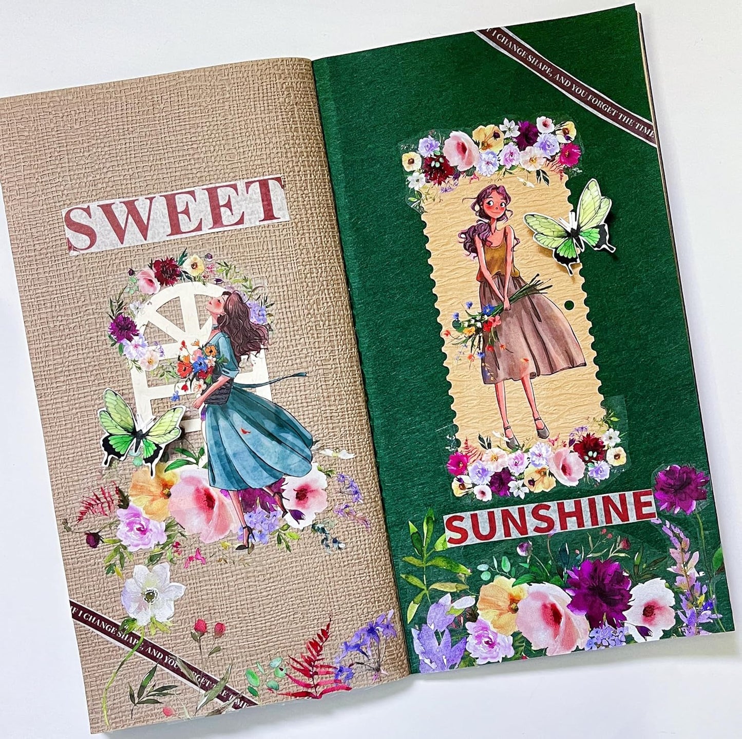 WT Carefree Washi Tape, Original Designs, Characters Figures Girls Decorative, Craft, Bujo Planner Supplies, Watercolor Flower Tape, DIY Journaling Supplies