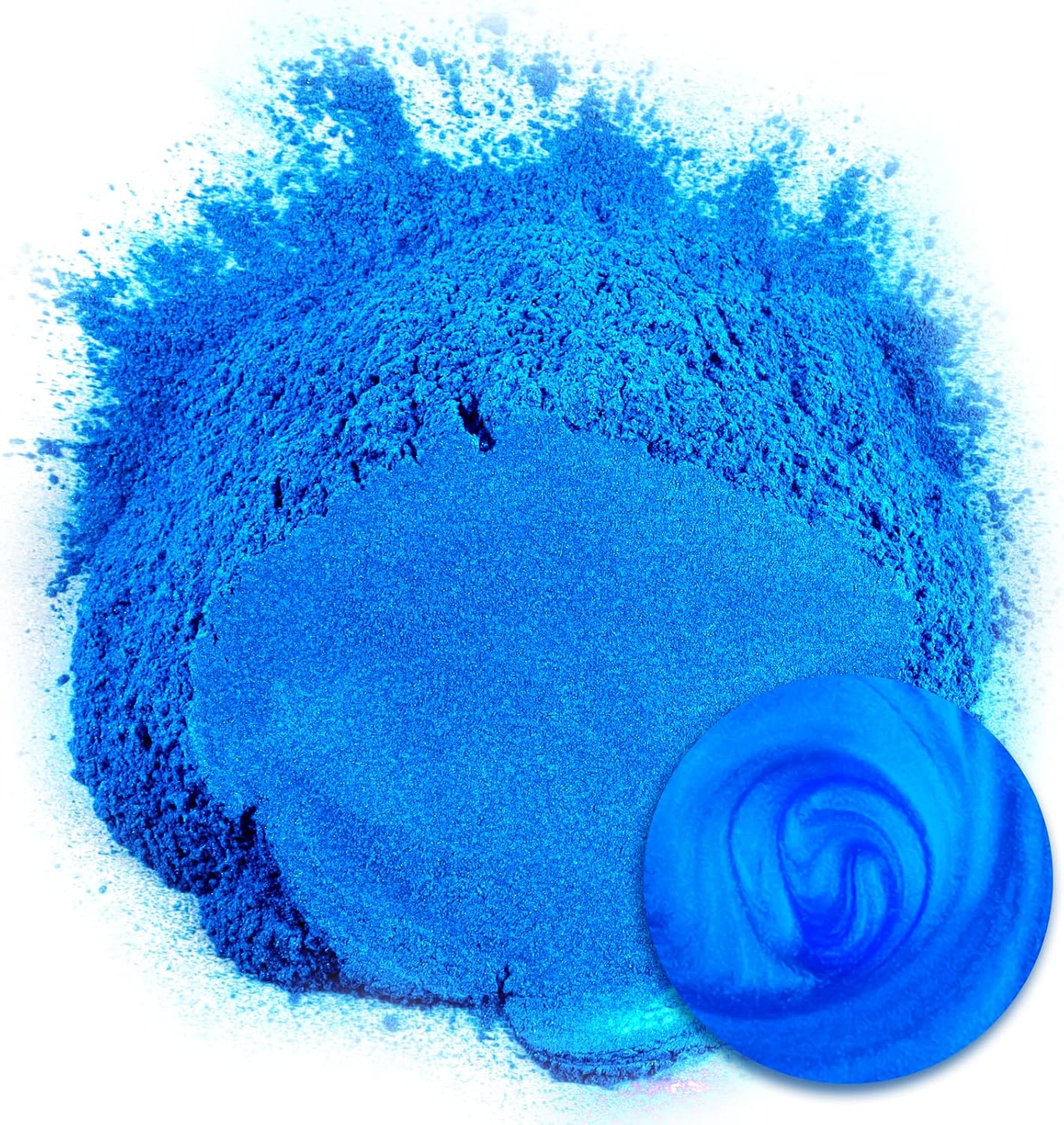 Ceya Mica Powder, 5.3oz/ 150g Ocean Blue Pearlescent Effect Colorant Pigment Powder for Epoxy Resin,Tumblers, Slime Bath Bomb, Soap Dye, Slime, Candle, Resin Crafting, Paint, Jewelry, Nail Polish