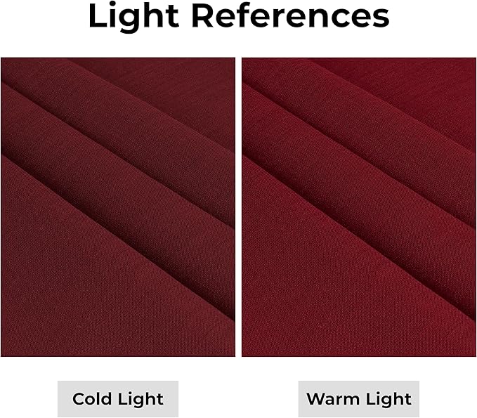D'Moksha Homes Linen Dark Red Table Runner 60 Inches - Classic Hemstitch, 100% Pure Linen Coffee Table Runner 14 x 60 Inch Ideal for Dresser Tables, Valentines, Spring