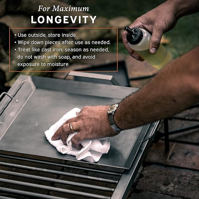 Argentine Grill - Argentinian Grills - Santa Maria Grill - Argentinian Parrilla Set with all Tools Included - BBQ Parrillas Asado