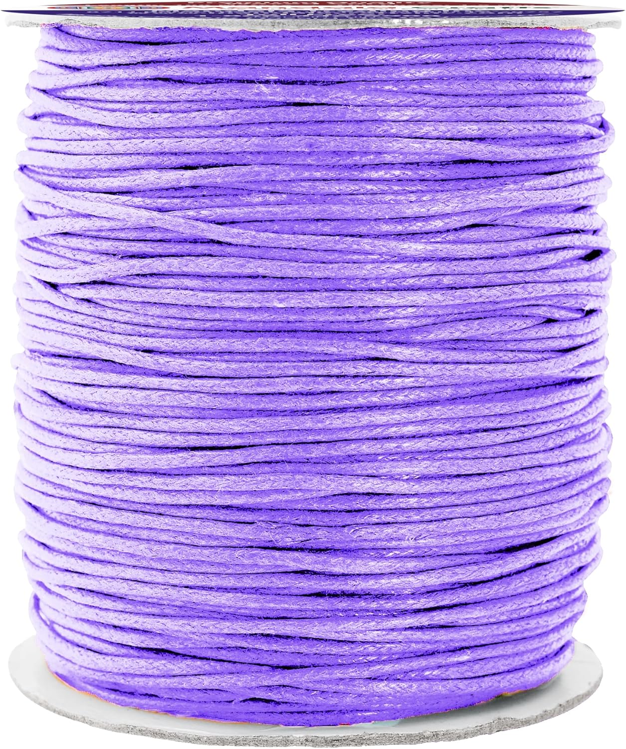Mandala Crafts 1.5mm 109 Yards Lavender Cotton Waxed Cord for Jewelry Making Bracelet Cord Waxed String - Beading String Thread Jewelry Cords for Necklaces String