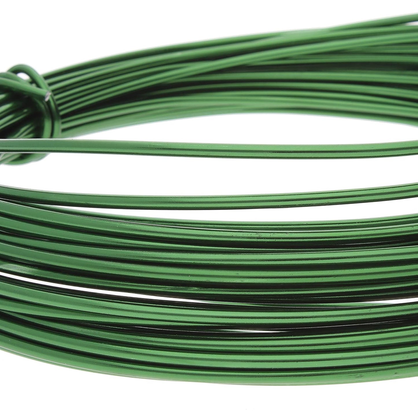 The Beadsmith Anodized Aluminum Wire – 12 Gauge – 39 feet – Kelly Green Color – Bendable Craft Wire Used to Jewelry Making, Wire Wrapping, Sculpting, Floral, Modeling and Other DIY Arts & Crafts