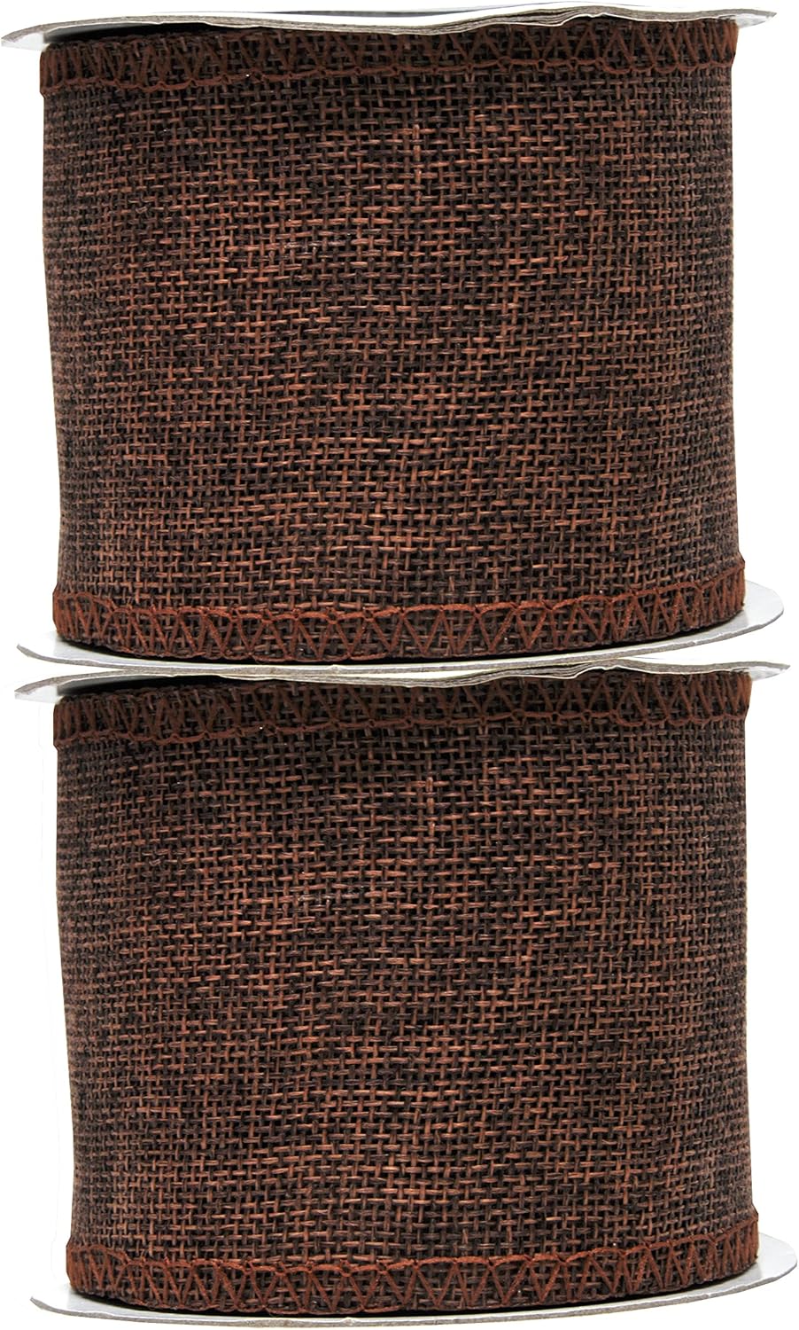 Mandala Crafts Brown Burlap Ribbon 3 Inches Wide Jute Ribbons for Crafts - 20 Yds Roll Rustic Burlap Wrap Trim Ribbons for Wreaths Bows Wedding Party Decoration