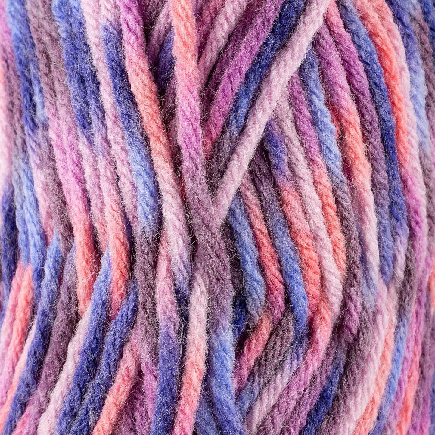 Sensy Roving Multi Color Yarn, 3.5 oz, 132 Yards, Gauge 5 Bulky (Purple Sky)