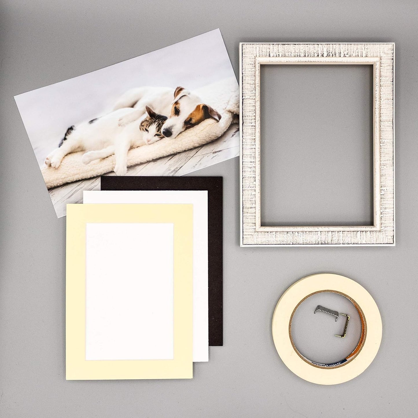 11x14 Mat for 8.5x11 Photo - Precut Soft Yellow Picture Matboard for Frames 11 x 14 Inches - Bevel Cut to Display Art 8.5 x 11 Inches - Acid Free Pack of 100 MATS with Backing Boards & Clear Bags