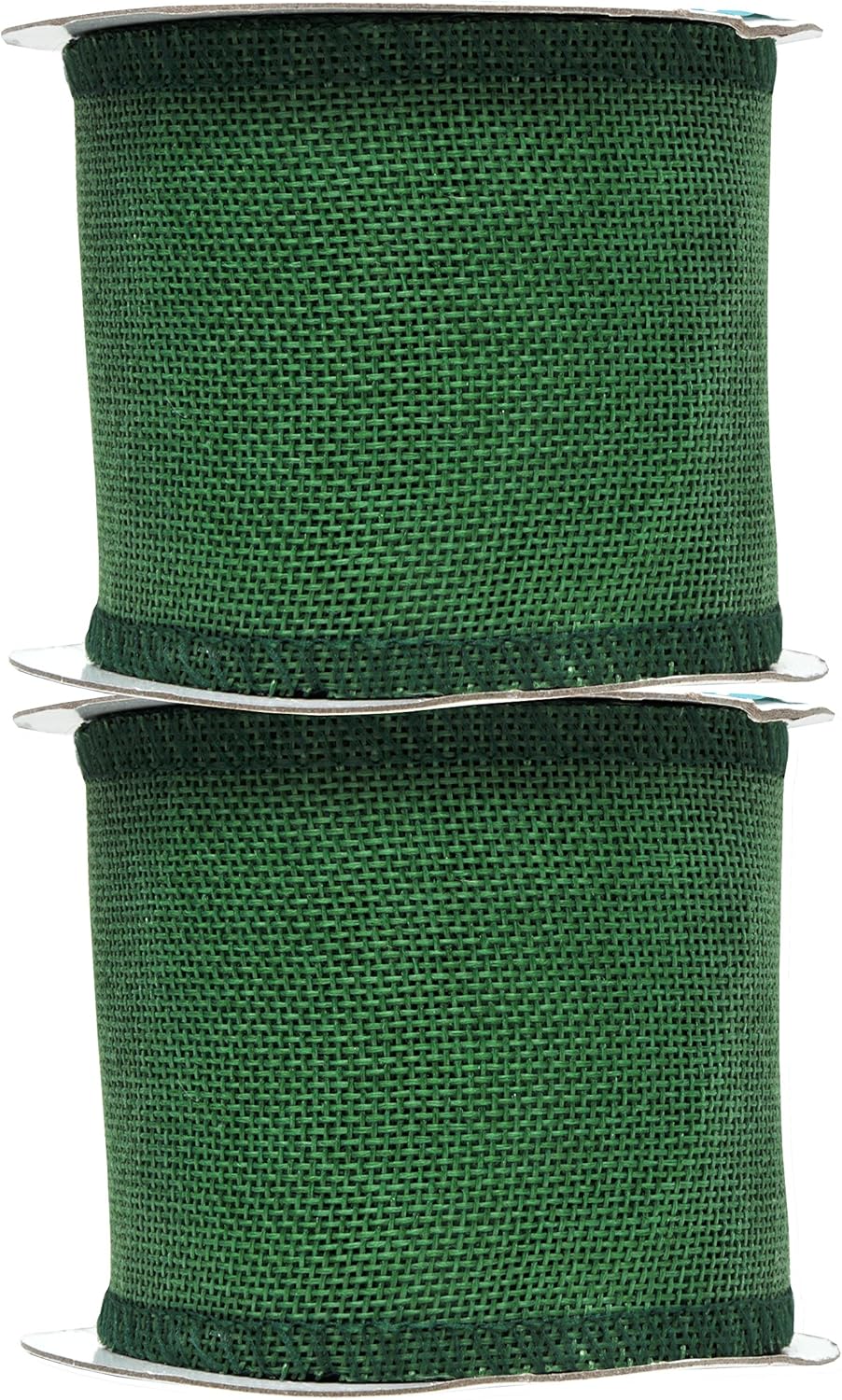 Mandala Crafts Green Burlap Ribbon 3 Inches Wide Jute Ribbons for Crafts - 20 Yds Roll Rustic Burlap Wrap Trim Ribbons for Wreaths Bows Wedding Party Decoration