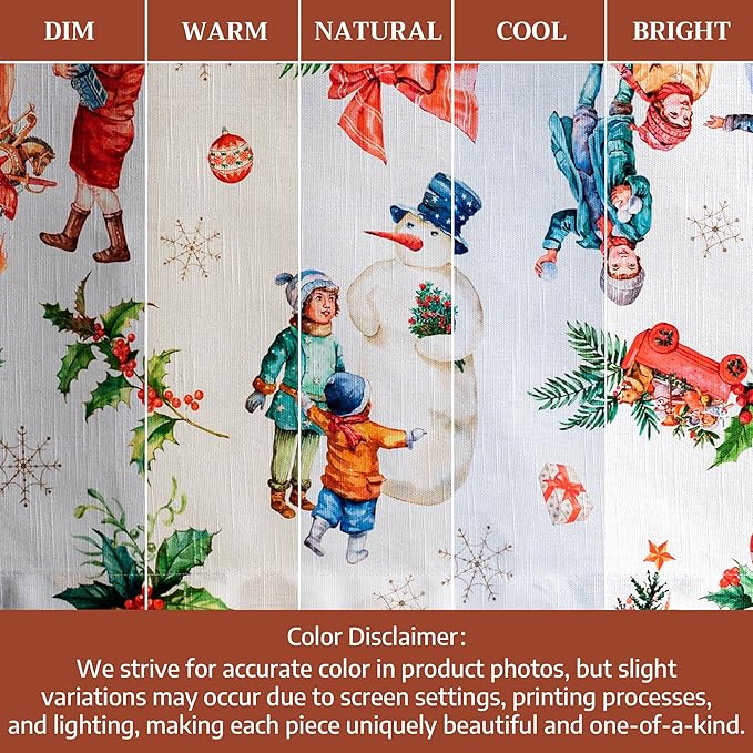 Maison d' Hermine Table Cloth Square Table 100% Cotton 54 x 54 Inches Fall Tablecloth Reusable Everyday Use for Thanksgiving Christmas Decorations Dining Farmhouse Party (Chromo)