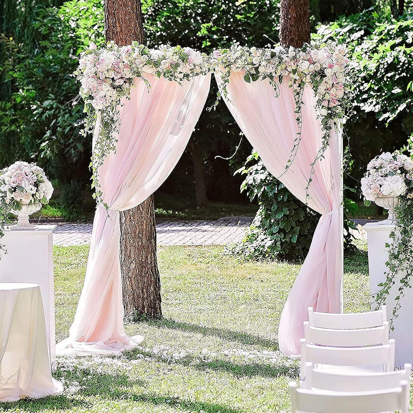 12 Pieces Round Floral Foam Wet Green Flower Foam DIY Flower Arrangement Kit for Aisle Wedding Party Decoration(6.5 x 6.5 x 1.57 Inches)