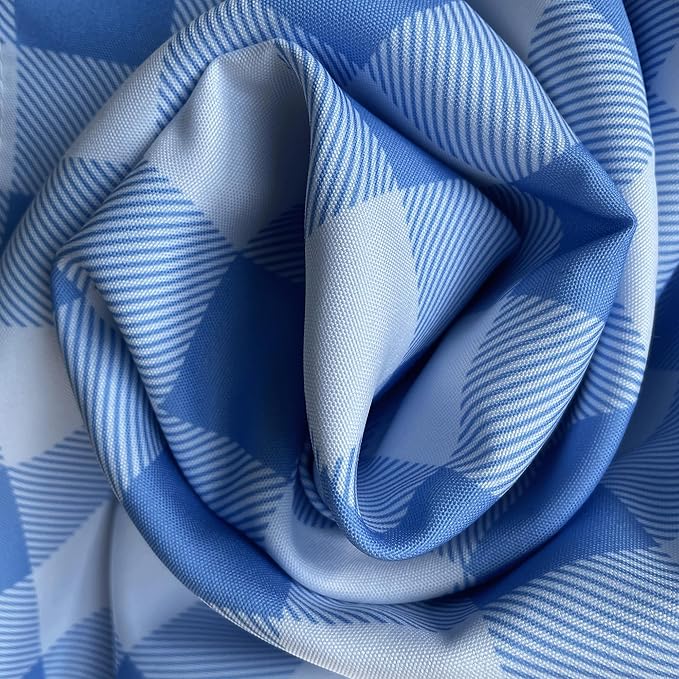 Classic Gingham Buffalo Tablecloth Fabric - Oblong 58x144 Inch Water Proof Checkered Table Cloth for Indoor Outdoor - Table Cover for Birthday, Picnics, BBQs, and Parties