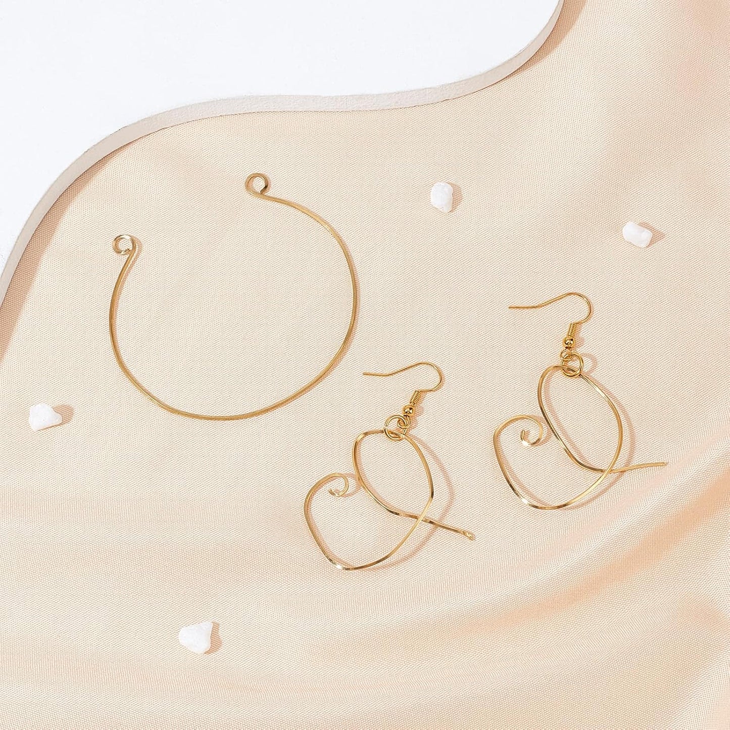 BENECREAT 20 Gauge 33 Feet Square Copper Wire Half Hard Yellow Brass Wire for Jewelry Beading Craft Work