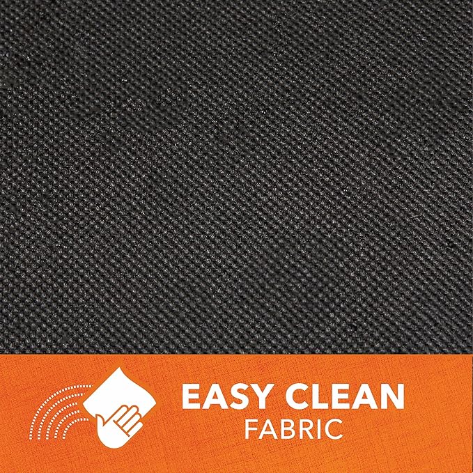 Modern Leisure 2974 Basics Walk-A-Bout Charcoal Grill Cover (21.5 L x 21.5 D x 14.5 H inches) Water-Resistant, Black