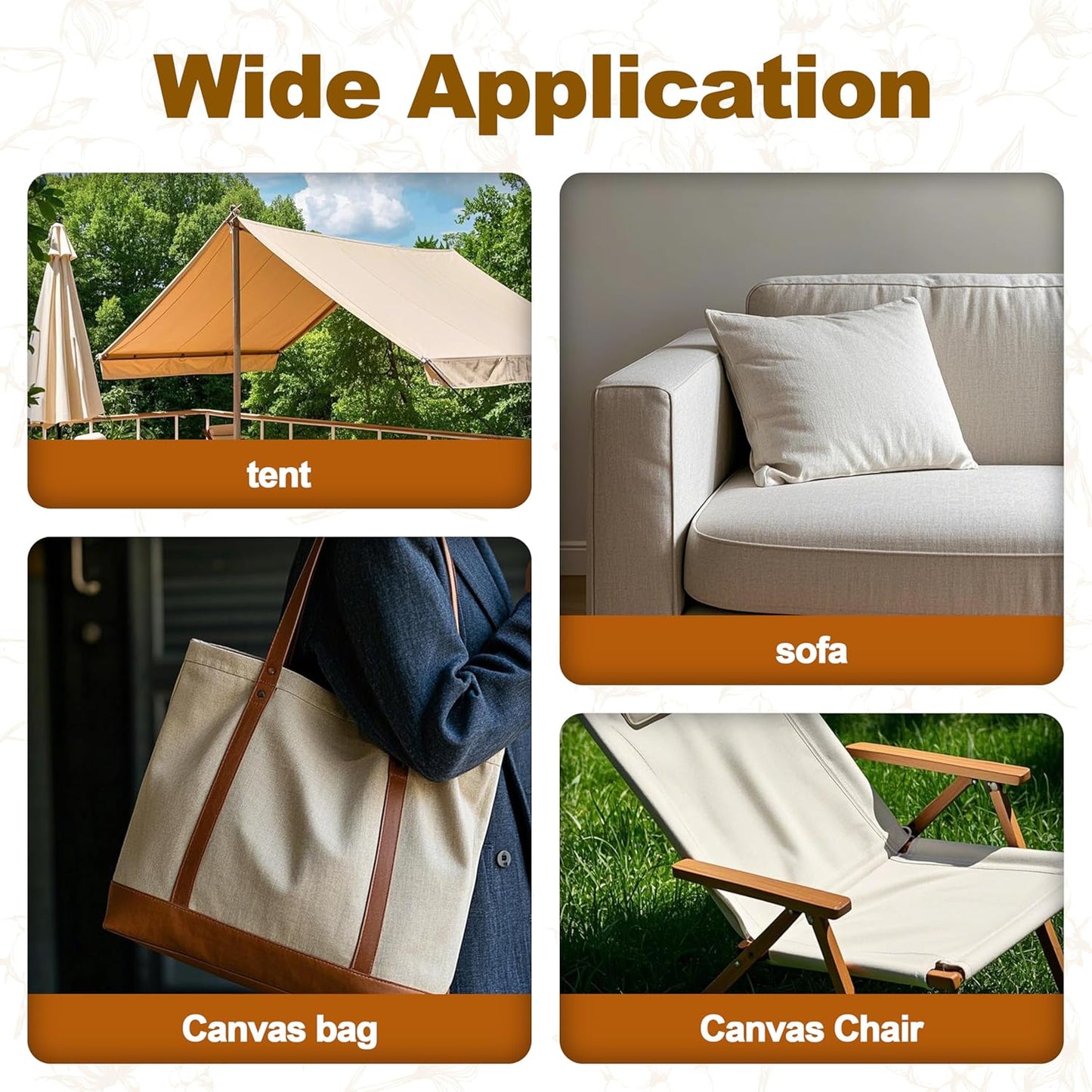 Iron on Patches, 8 Pieces Iron on Canvas Patches, Fabric Patches for Couch, Tent, Clothing, Seat, Canvas Repair Decorating Kit 3.7" by 4.9" (9.5 cm x 12.5 cm, Grass Green)