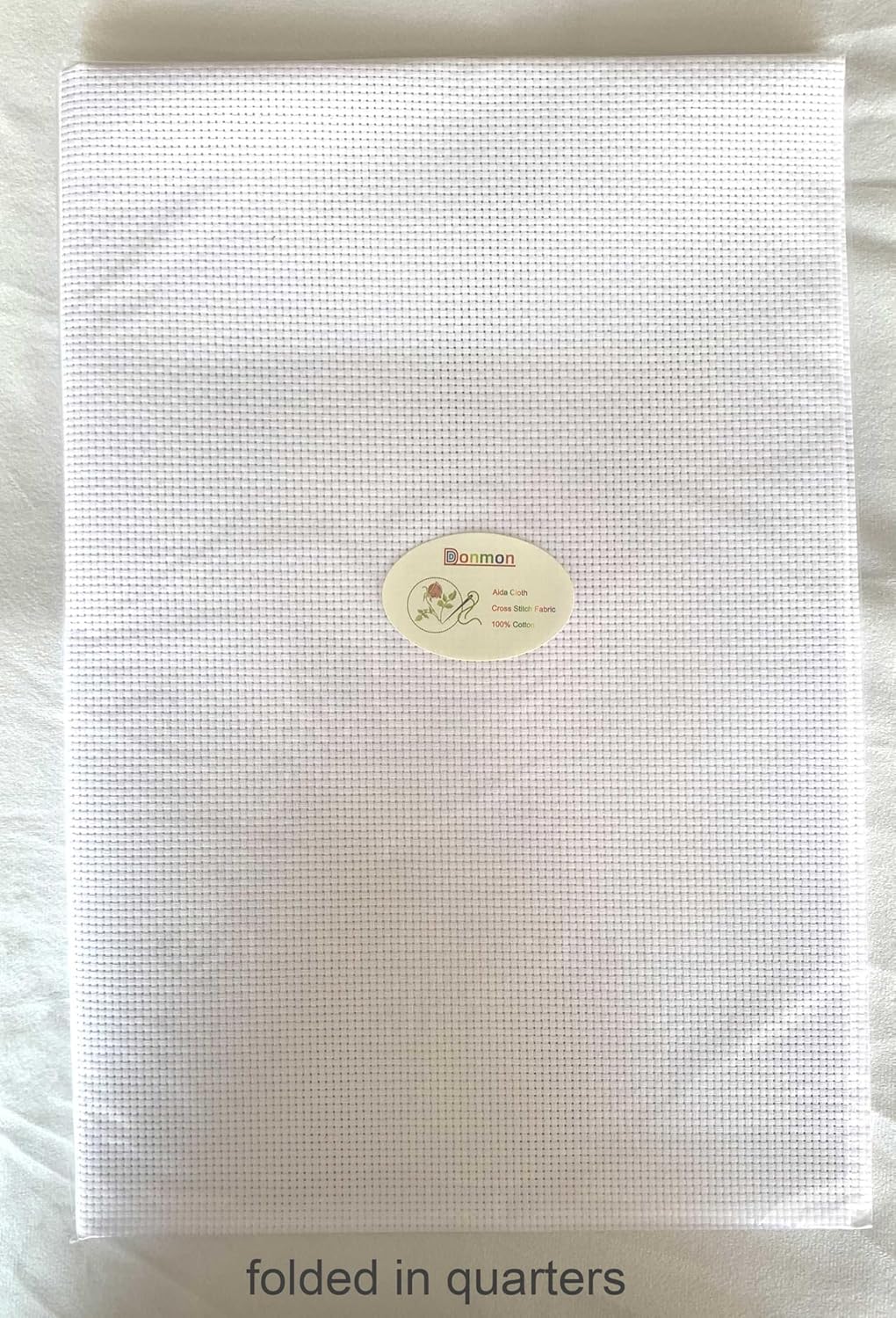 Aida Cloth 11 Count Cross Stitch Fabric,19×28inch (11CT,White)