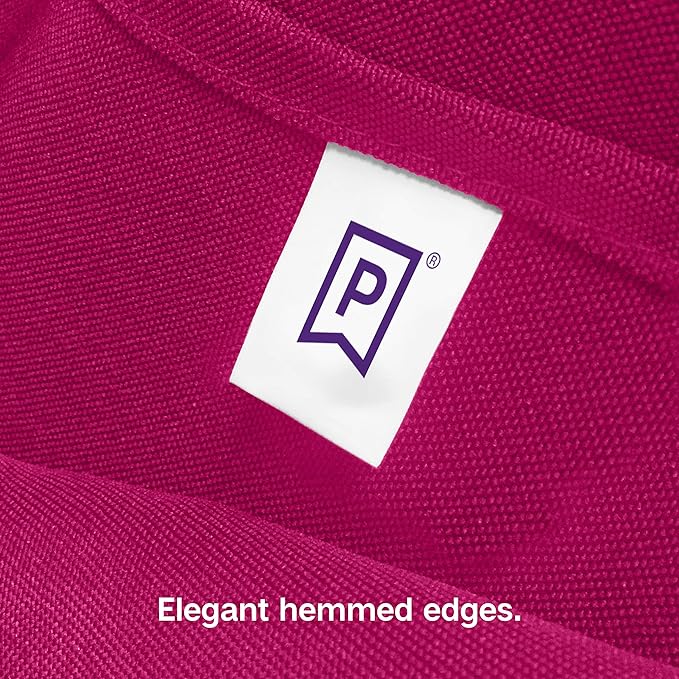 Gee Di Moda Rectangle Tablecloth - 60 x 84 Inch Fuchsia Table Cloth for 5 Foot Rectangle Tables - Heavy Duty Washable Fabric - for Holiday Party, Dinner, Weddings, Baby Shower & Events