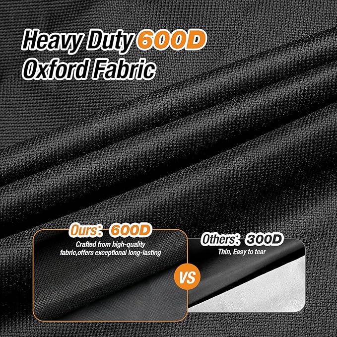 Heavy Duty Flat Top Grill Cover for Blackstone 28" Omnivore Griddle,54 inch Cover for 1883 Original Griddle with Hood, 2 Burner Grill Cover for Black Stone,54"x 26"x35"