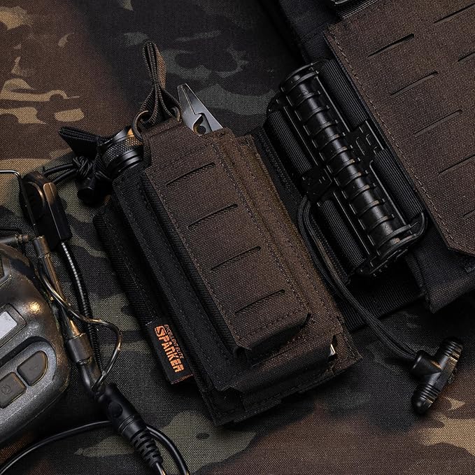 EXCELLENT ELITE SPANKER Tactical Open-Top Single/Double/Triple Molle Mag Pouch for Pistol Mag Pouch Tactical Bag Accessories Holder