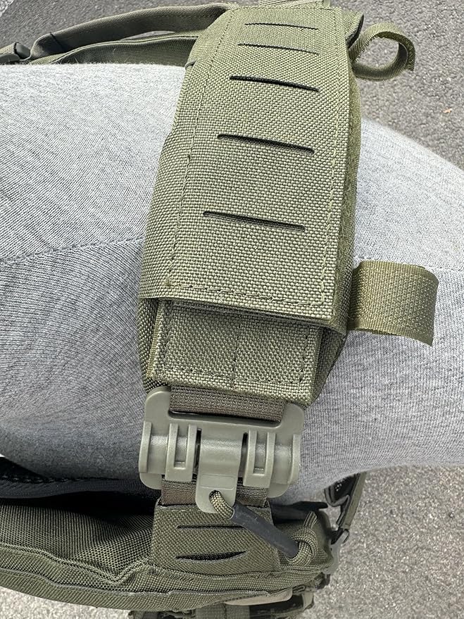 Redemption Crusader 2.0 Molle Quick Release Buckles Airsoft Vest With Adjustable Size Sides And Triple Pouch