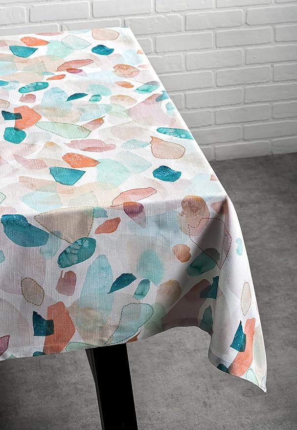 Maison d' Hermine Table Cloth Rectangle Table 100% Cotton 70 x 120 Inches Tablecloth Reusable Decorative for Dining Room, Farmhouse, Home, Party, Festive & Wedding Spring Summer - Summer Picnic