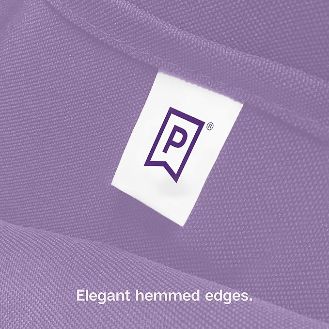 Gee Di Moda Rectangle Tablecloth - 90 x 132 Inch Lavender Table Cloth for 6 Foot Tables with Floor-Length Drop - Heavy Duty Washable Fabric for Holiday Party, Dinner, Weddings & Baby Shower