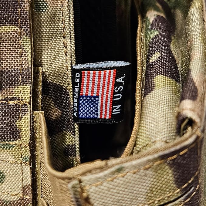 Redemption Crusader 2.0 Molle Quick Release Buckles Airsoft Vest With Adjustable Size Sides And Triple Pouch
