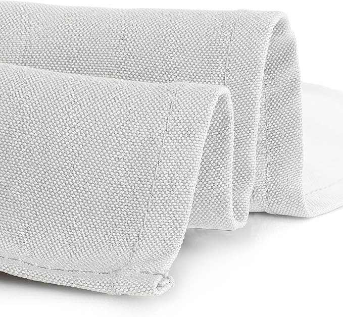 Gee Di Moda Rectangle Tablecloth - 90 x 156 Inch White Table Cloth for 8 Foot Tables with Floor-Length Drop - Heavy Duty Washable Fabric for Holiday Party, Dinner, Weddings & Baby Shower