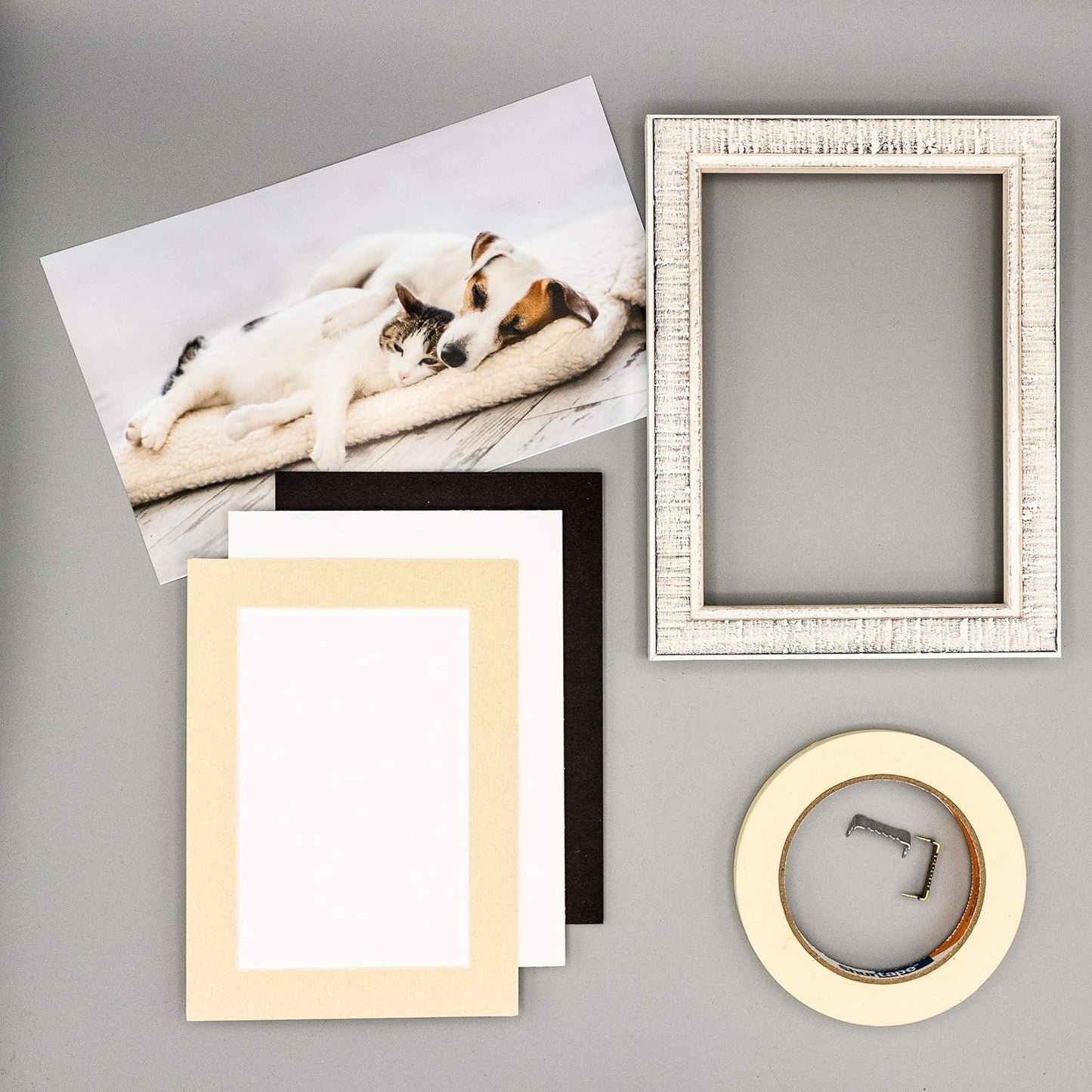 11x14 Mat for 8.5x11 Photo - Precut Tan Picture Matboard for Frames Measuring 11 x 14 Inches - Bevel Cut to Display Art 8.5 x 11 Inches - Acid Free Pack of 10 MATS with Backing Boards & Clear Bags