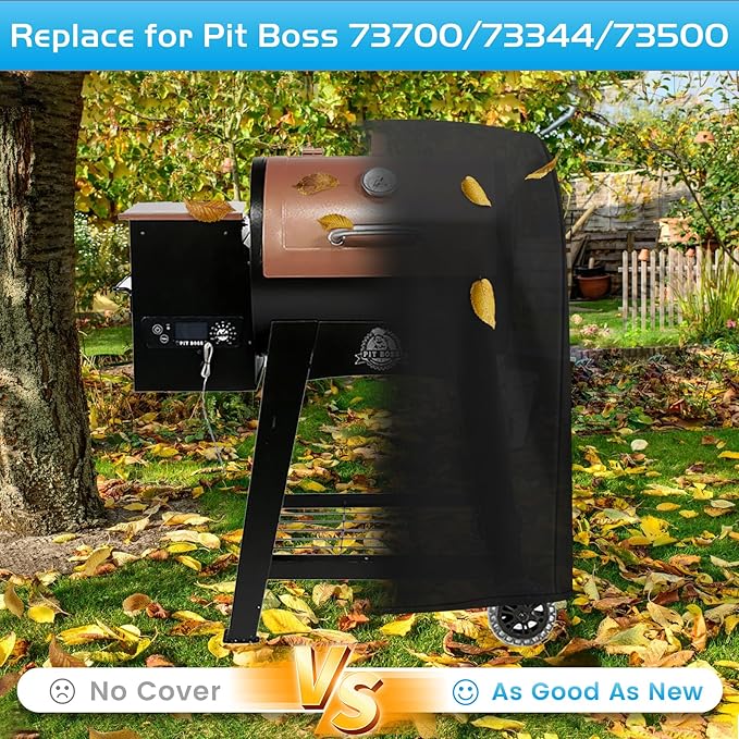 Grill Cover for Pit Boss 500 700 Series 700FB Lexington Classic Wood Pellet Grills Pitboss Parts Outdoor BBQ Accessory 600D Heavy Duty Waterproof 73700