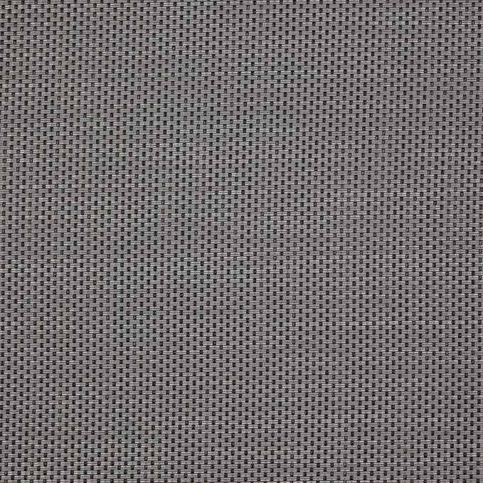 DII PVC Tabletop Collection Woven Indoor/Outdoor, Wedge Placemat Set, Gray, 6 Piece