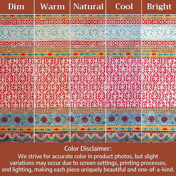 Maison d' Hermine Premium Table Cloth Rectangle Table 100% Combed Cotton 108 x 70 Inches Tablecloth Reusable Decorative for Dining Room, Farmhouse, Home, Party, Festive & Wedding - Lauris