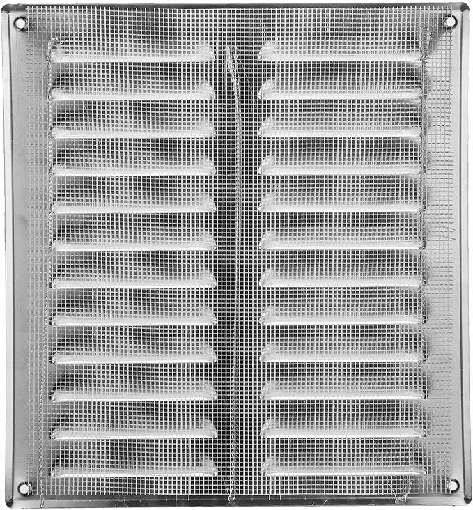 Repa Market 10" x 11" Inch Aluminum Vent Cover – Rustproof Wall and Ceiling Grille with Screen Mesh – Air Intake, Return Register – for HVAC Duct Openings – Indoor or Outdoor Ventilation Systems