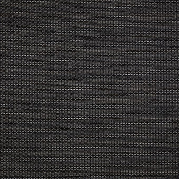 DII PVC Tabletop Collection Woven Indoor/Outdoor, Wedge Placemat Set, Black, 6 Piece