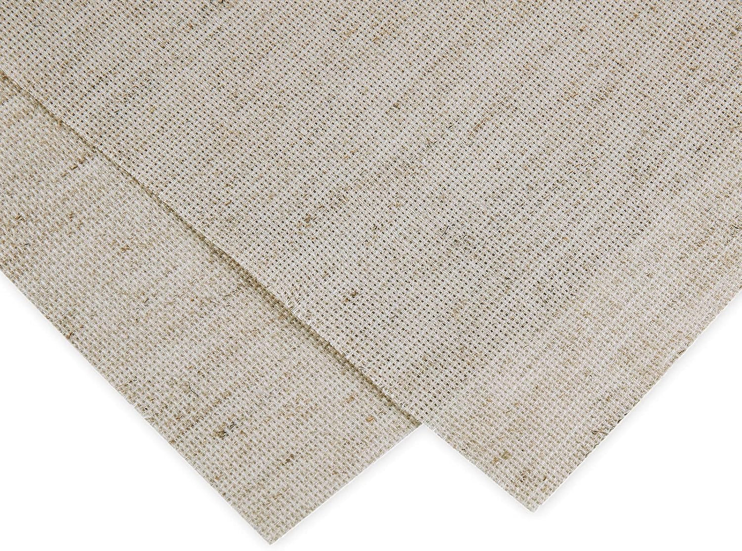 Aida Cloth Big Size 18 Count, Light Oatmeal Cross Stitch Fabric, 59 inch by 36 inch (59 inch by 1 Yard)