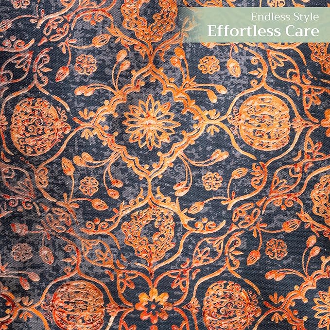 Maison d' Hermine Table Cloth Square Table 100% Cotton 54 x 54 Inches Fall Tablecloth Reusable Everyday Use for Thanksgiving Christmas Decorations Dining Farmhouse Party (Imperfection)