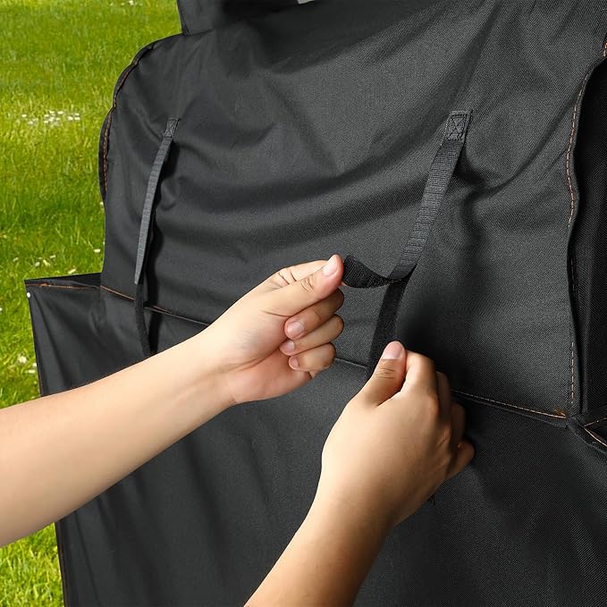 SUPJOYES Grill Cover for Oklahoma Joe's Rider 900 & Rider DLX Grills, Heavy Duty Waterproof Charcoal Offset Smoker Cover, Outdoor BBQ Accessories